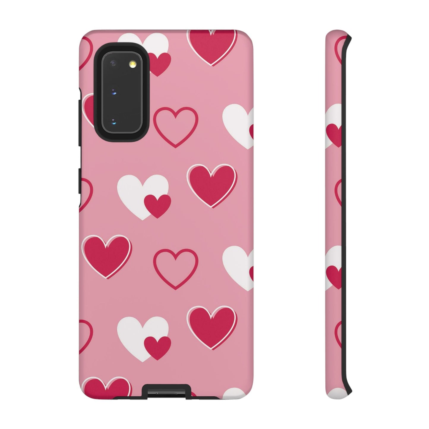 Pink and Red Hearts Samsung Galaxy Case - BOGO Cases