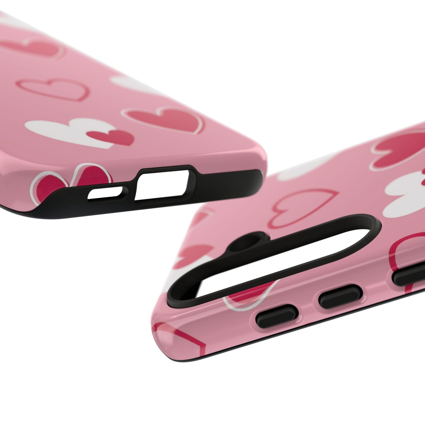 Pink and Red Hearts Samsung Galaxy Case - BOGO Cases