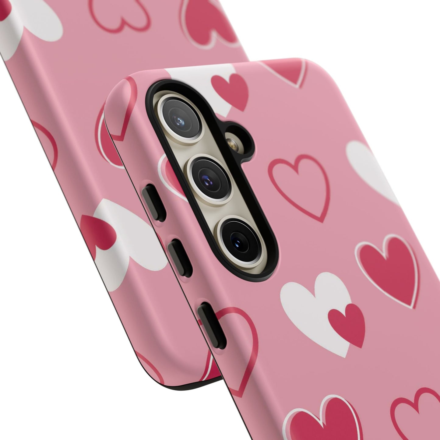 Pink and Red Hearts Samsung Galaxy Case - BOGO Cases