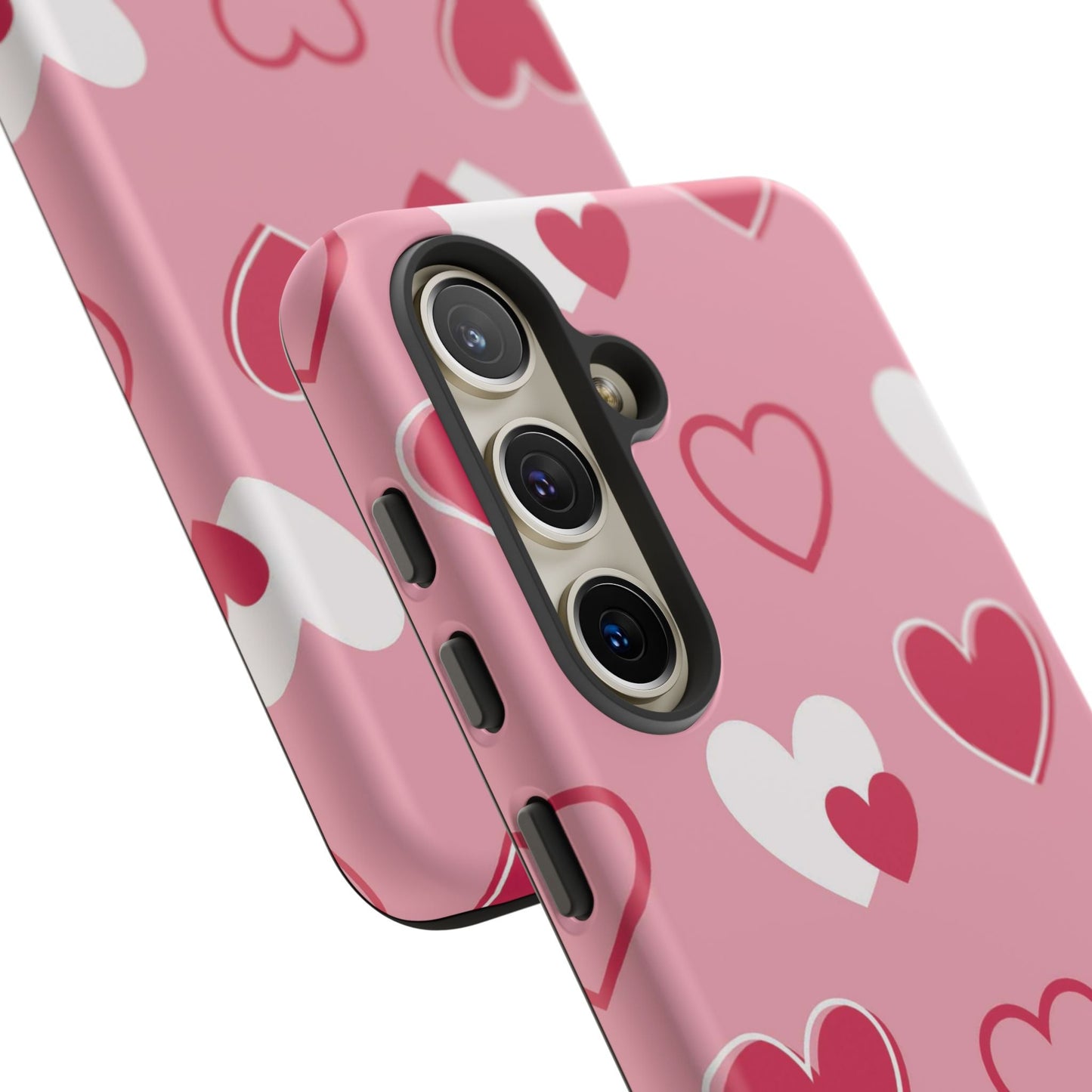 Pink and Red Hearts Samsung Galaxy Case - BOGO Cases