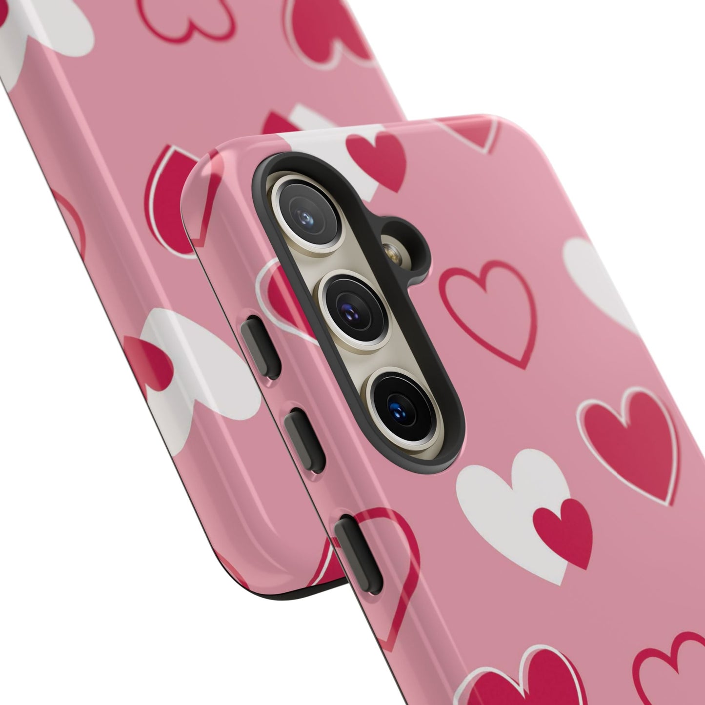 Pink and Red Hearts Samsung Galaxy Case - BOGO Cases