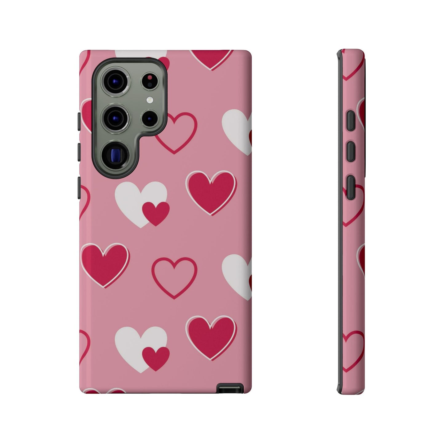 Pink and Red Hearts Samsung Galaxy Case - BOGO Cases