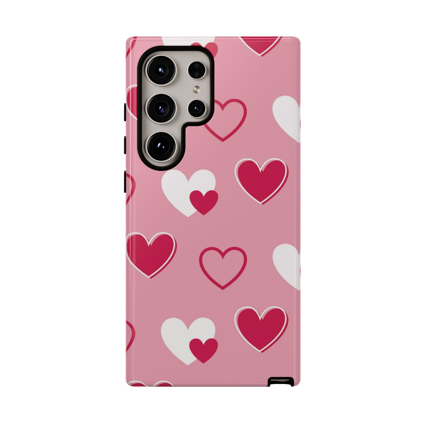 Pink and Red Hearts Samsung Galaxy Case - BOGO Cases