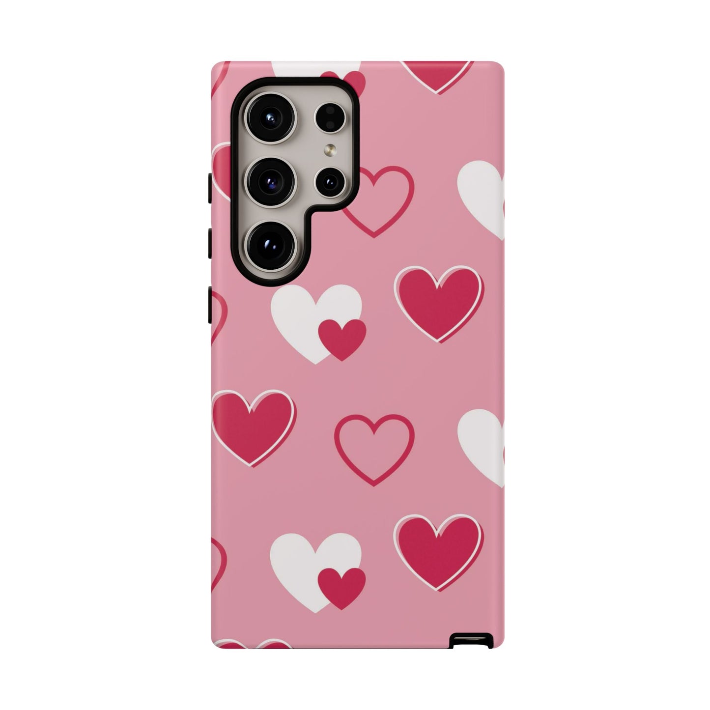 Pink and Red Hearts Samsung Galaxy Case - BOGO Cases