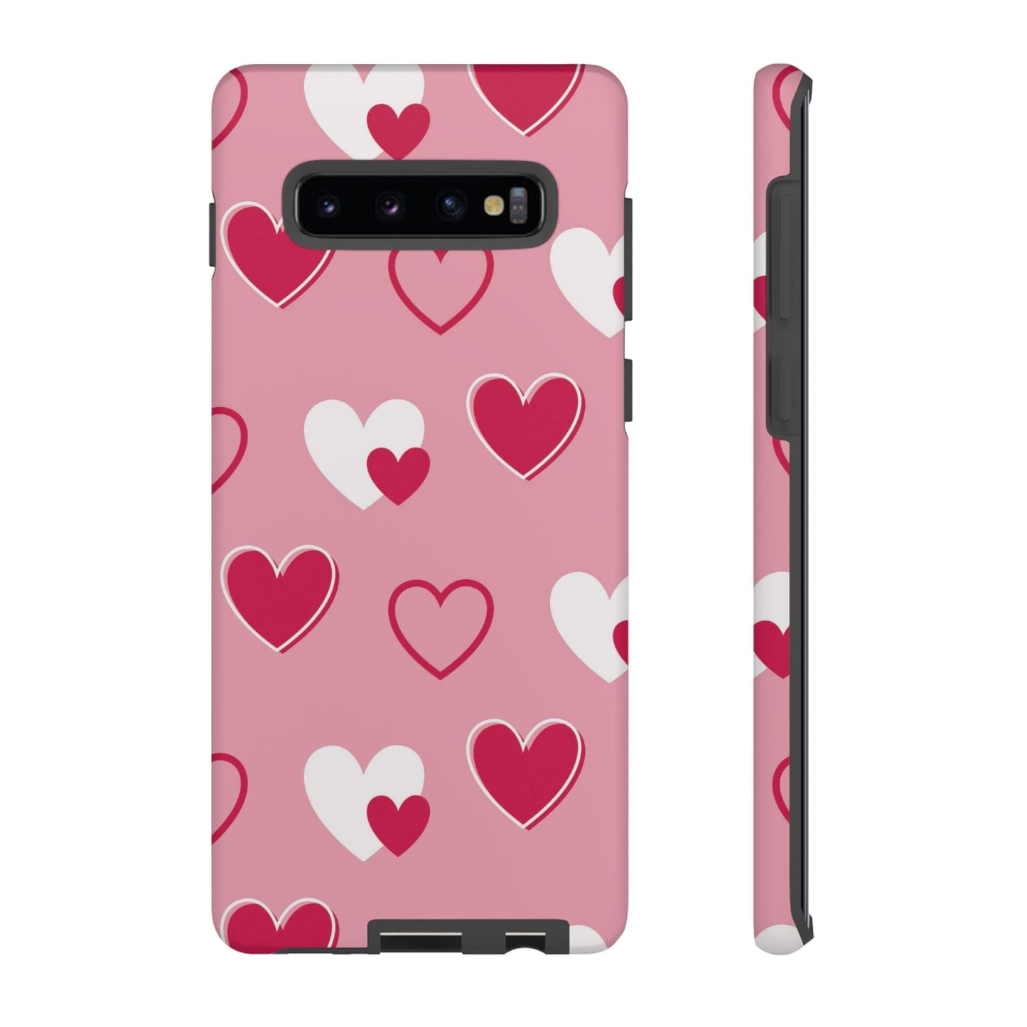 Pink and Red Hearts Samsung Galaxy Case - BOGO Cases