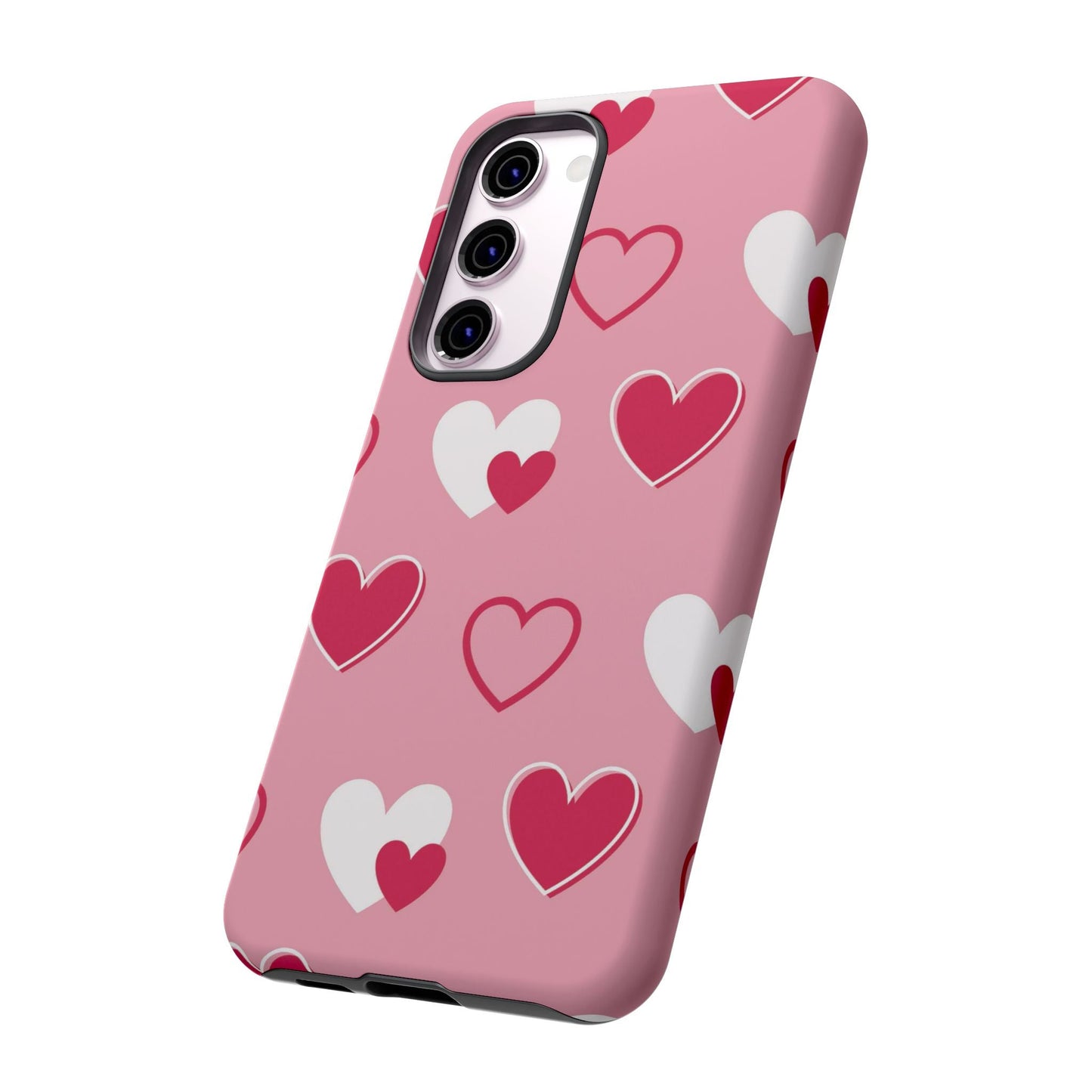 Pink and Red Hearts Samsung Galaxy Case - BOGO Cases