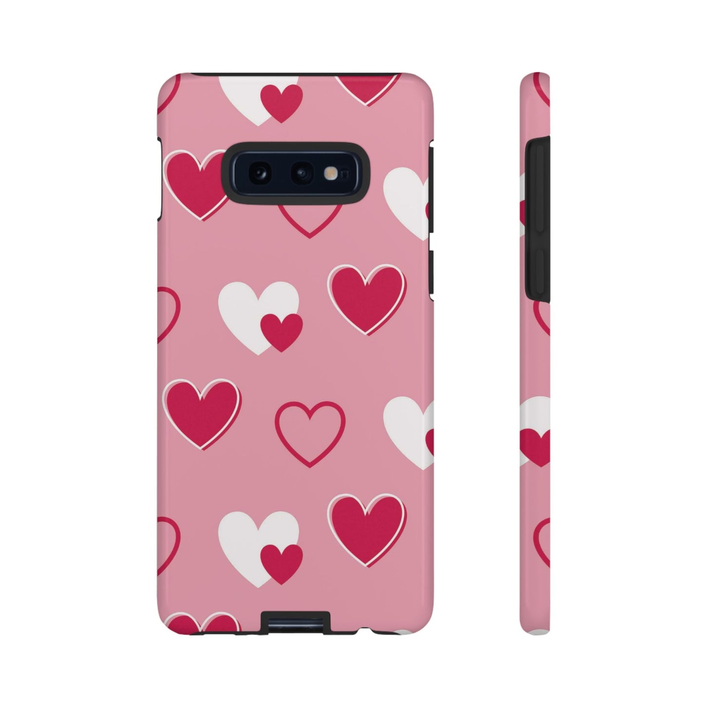 Pink and Red Hearts Samsung Galaxy Case - BOGO Cases