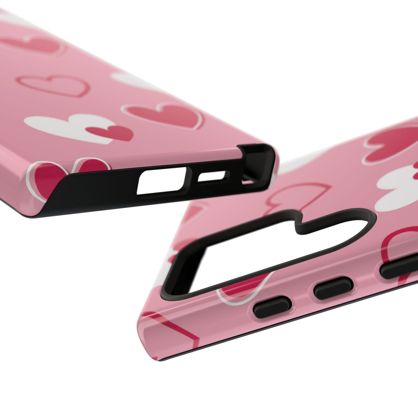 Pink and Red Hearts Samsung Galaxy Case - BOGO Cases
