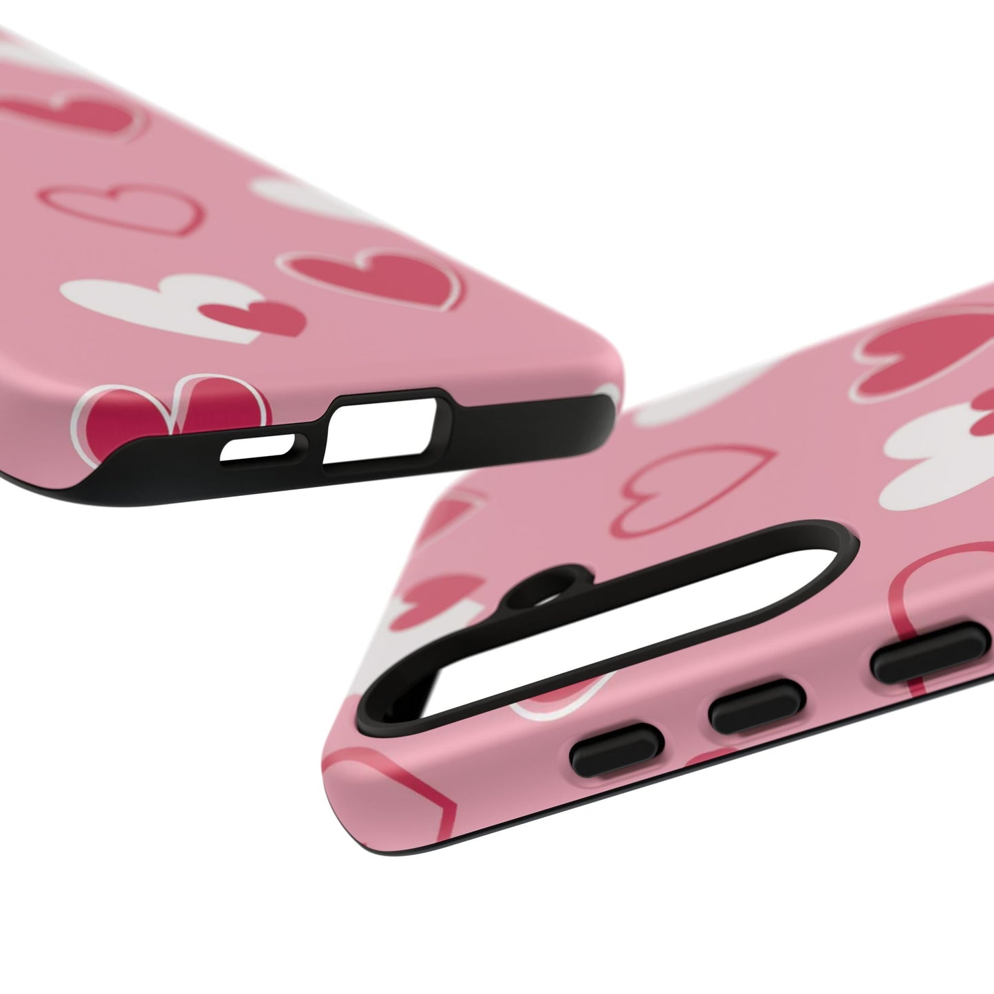 Pink and Red Hearts Samsung Galaxy Case - BOGO Cases