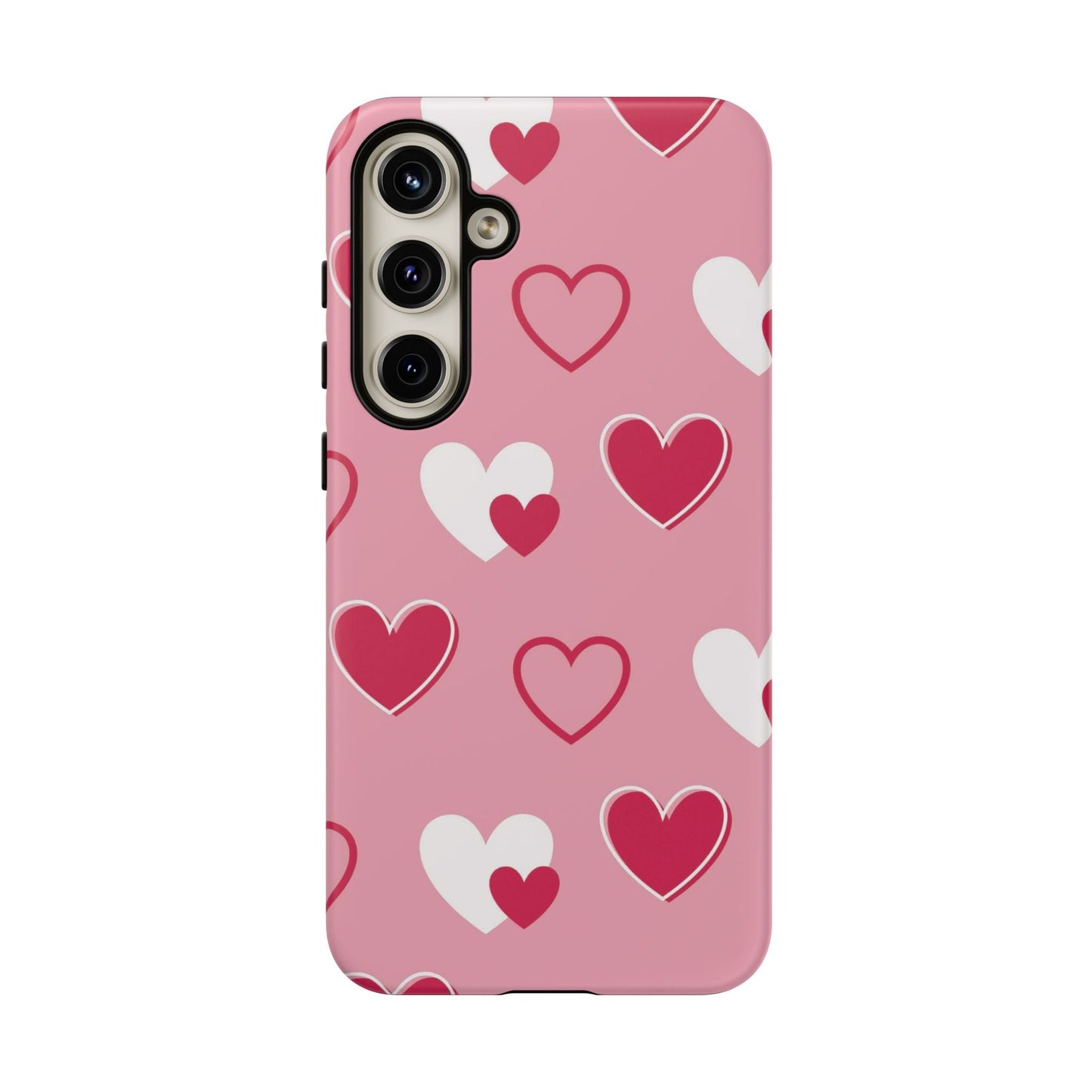 Pink and Red Hearts Samsung Galaxy Case - BOGO Cases