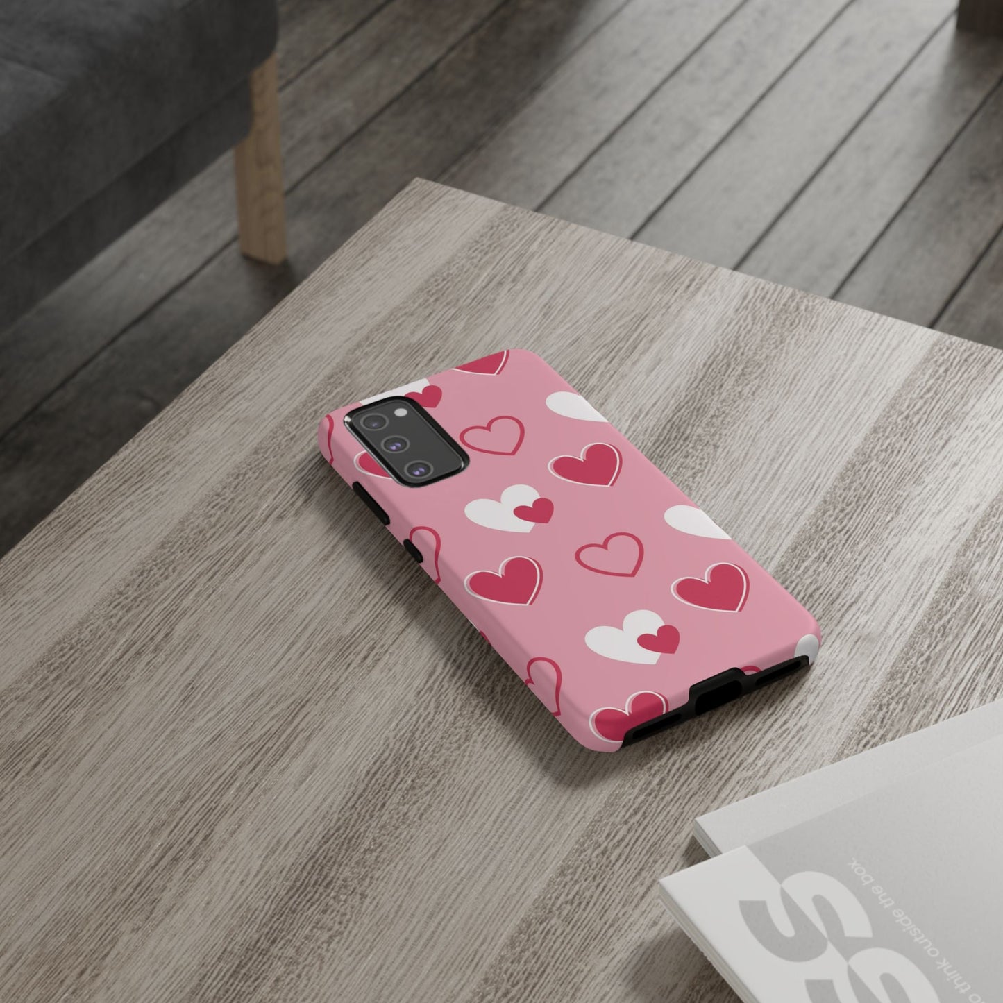 Pink and Red Hearts Samsung Galaxy Case - BOGO Cases