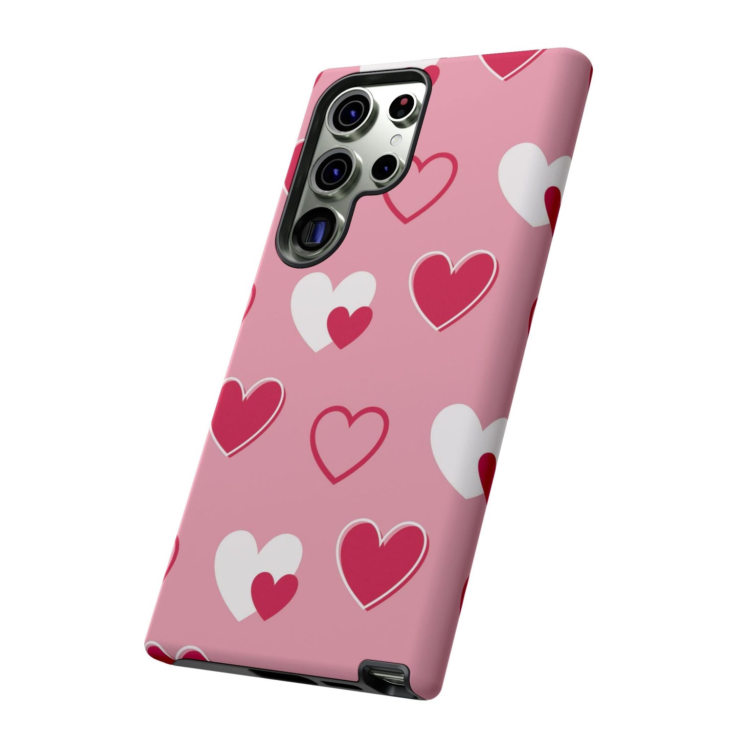 Pink and Red Hearts Samsung Galaxy Case - BOGO Cases