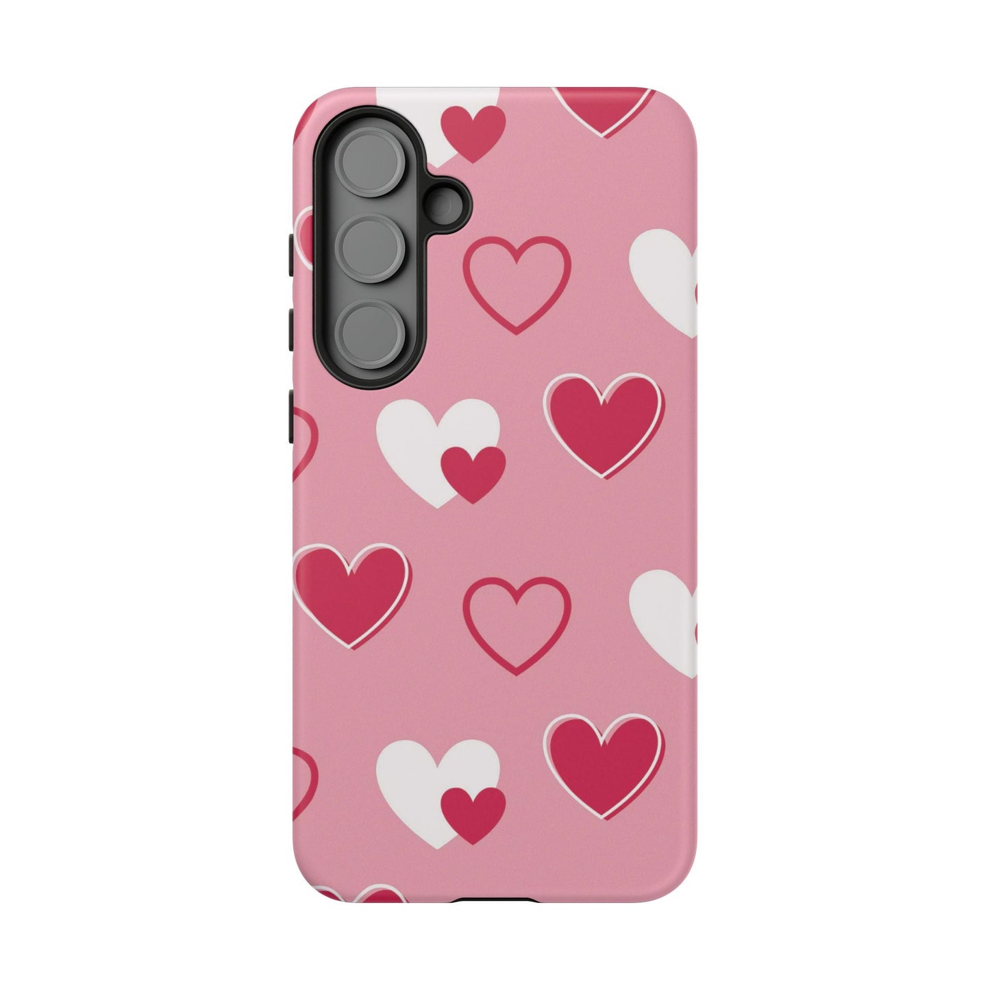 Pink and Red Hearts Samsung Galaxy Case - BOGO Cases