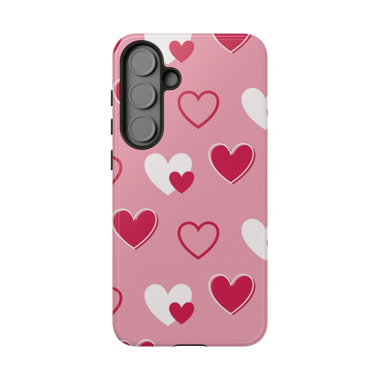 Pink and Red Hearts Samsung Galaxy Case - BOGO Cases
