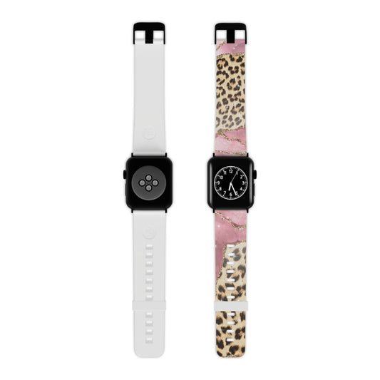 Pink Glam Leopard  Apple Watch Band - BOGO Cases