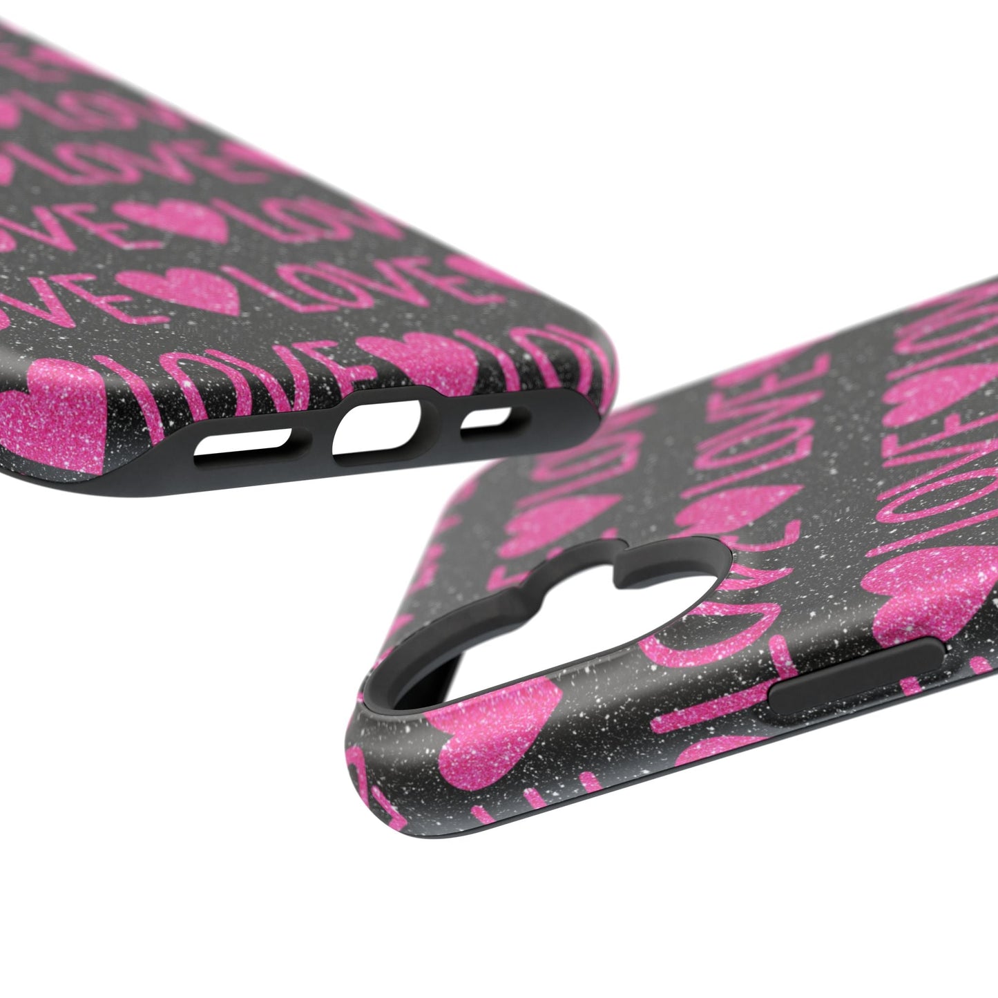 Pink Glitter Love MagSafe Case - BOGO Cases