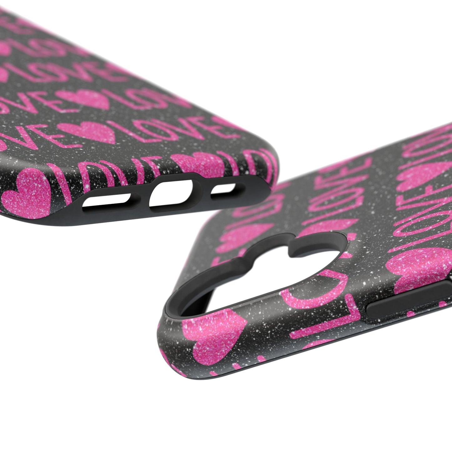 Pink Glitter Love MagSafe Case - BOGO Cases