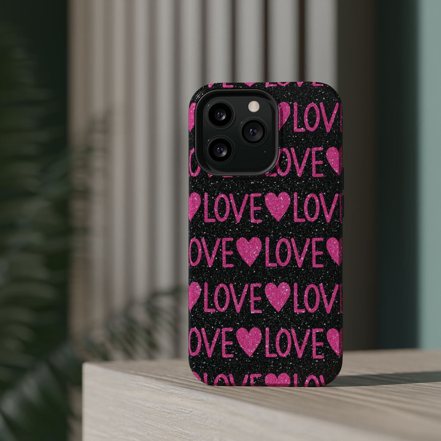 Pink Glitter Love MagSafe Case - BOGO Cases