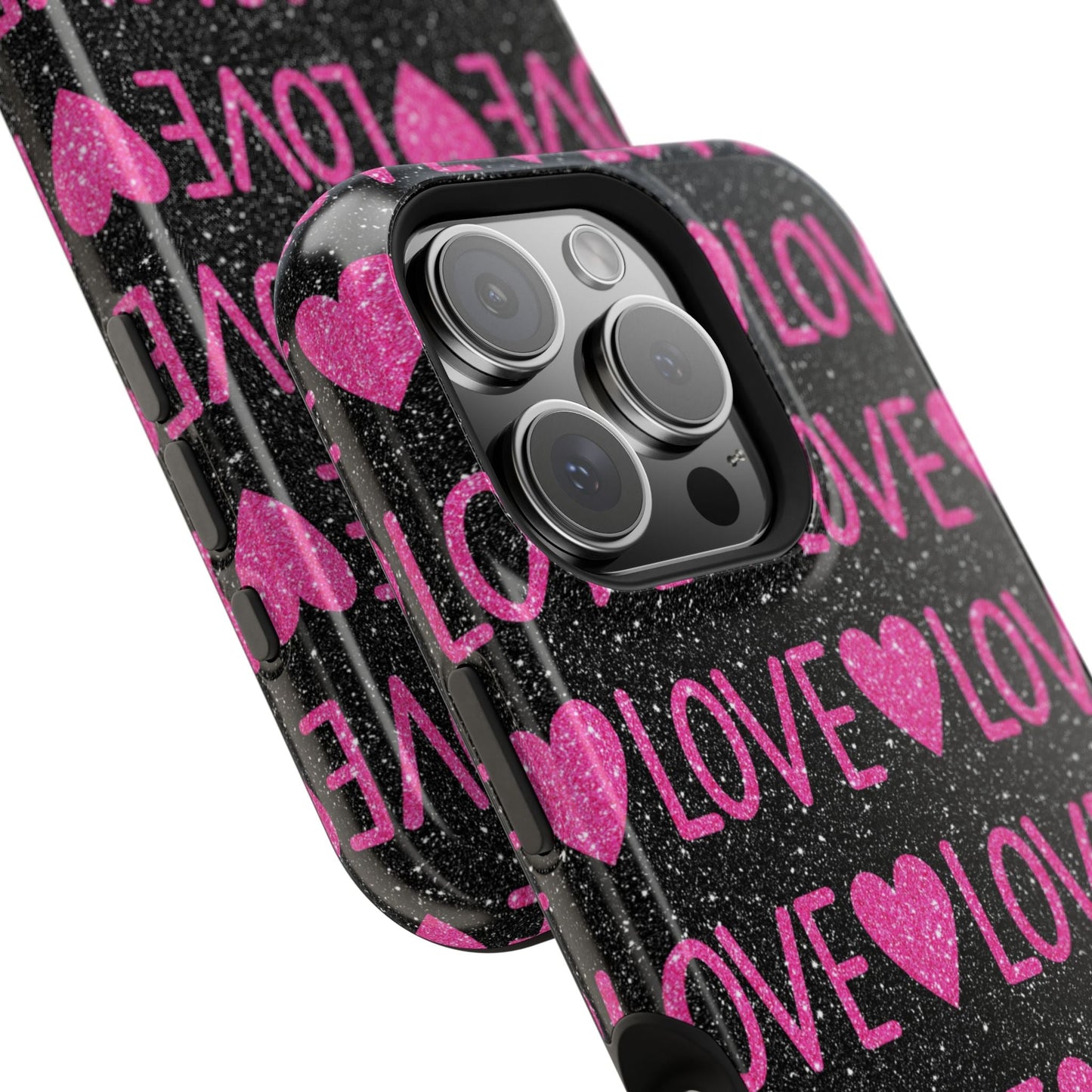 Pink Glitter Love MagSafe Case - BOGO Cases
