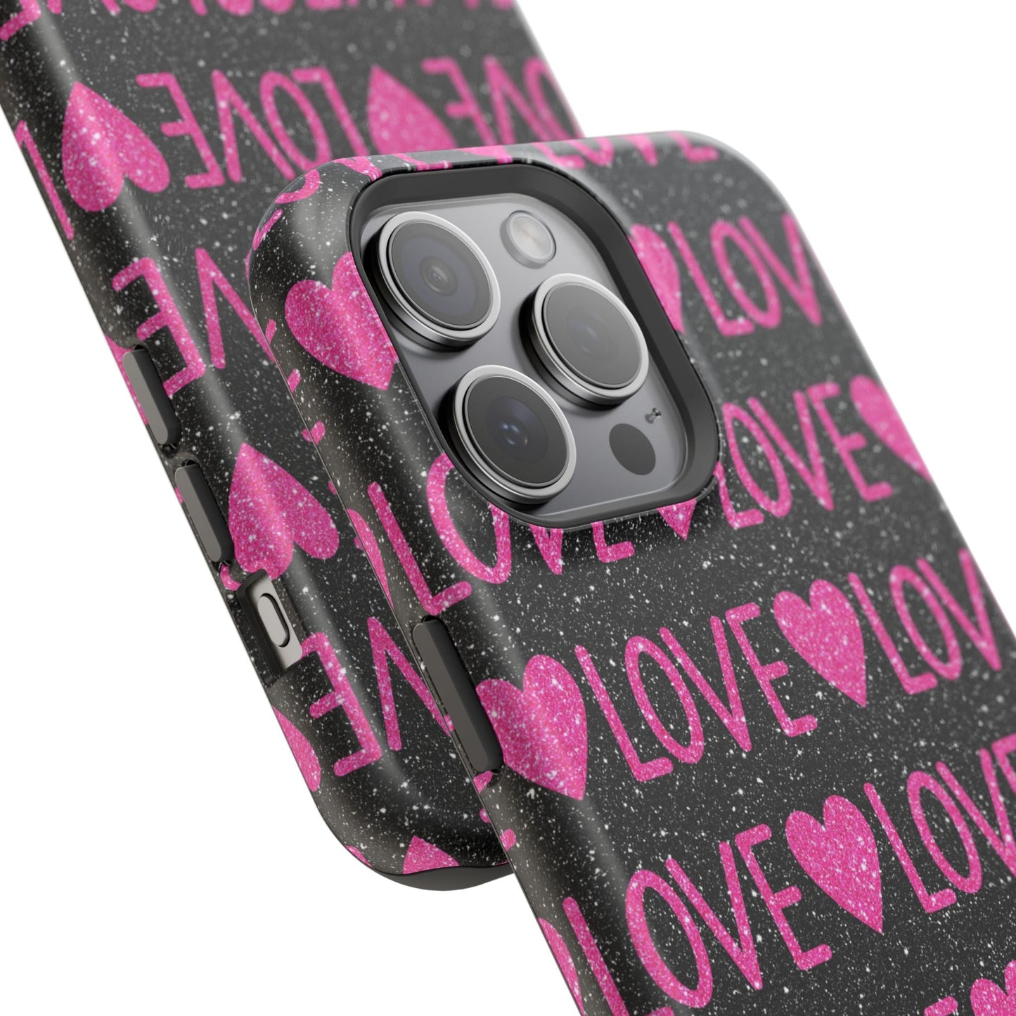 Pink Glitter Love MagSafe Case - BOGO Cases