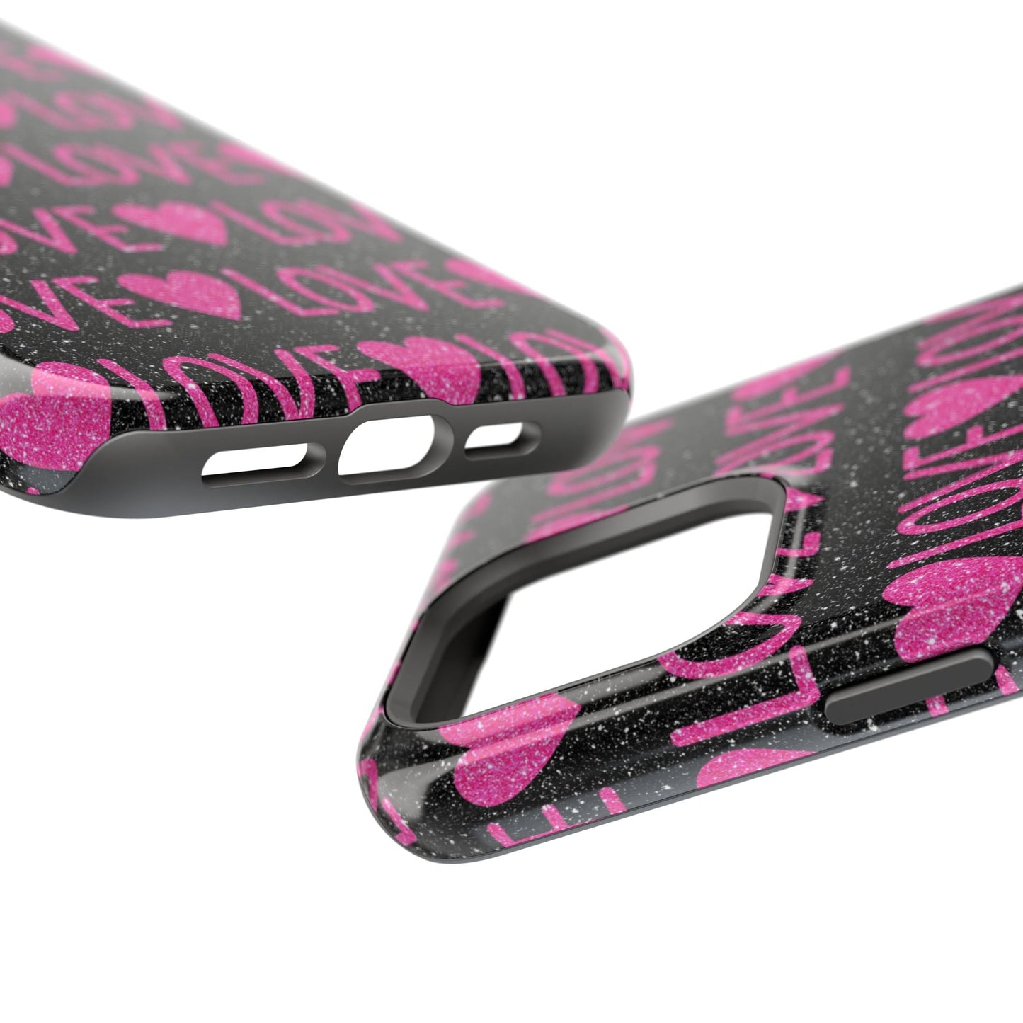Pink Glitter Love MagSafe Case - BOGO Cases