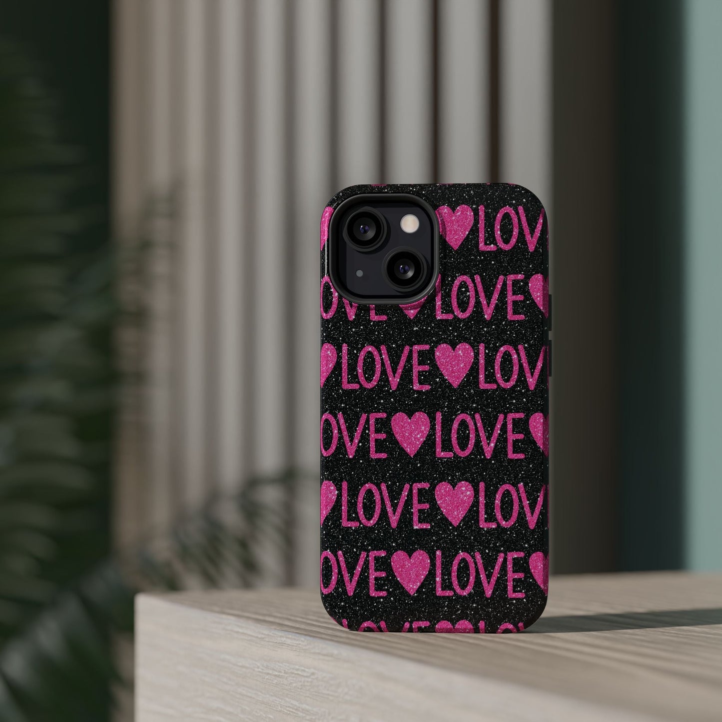 Pink Glitter Love MagSafe Case - BOGO Cases