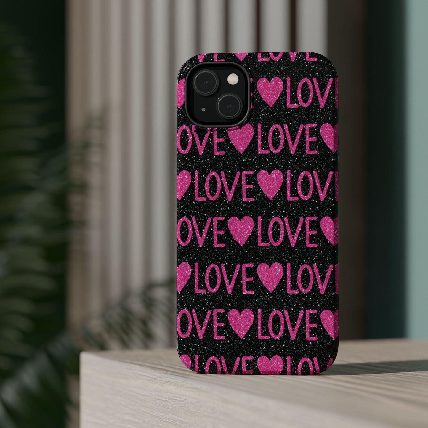 Pink Glitter Love MagSafe Case - BOGO Cases