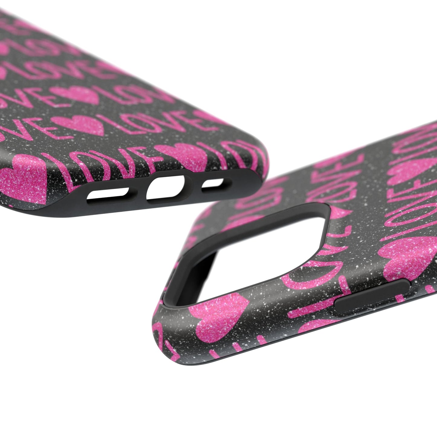 Pink Glitter Love MagSafe Case - BOGO Cases