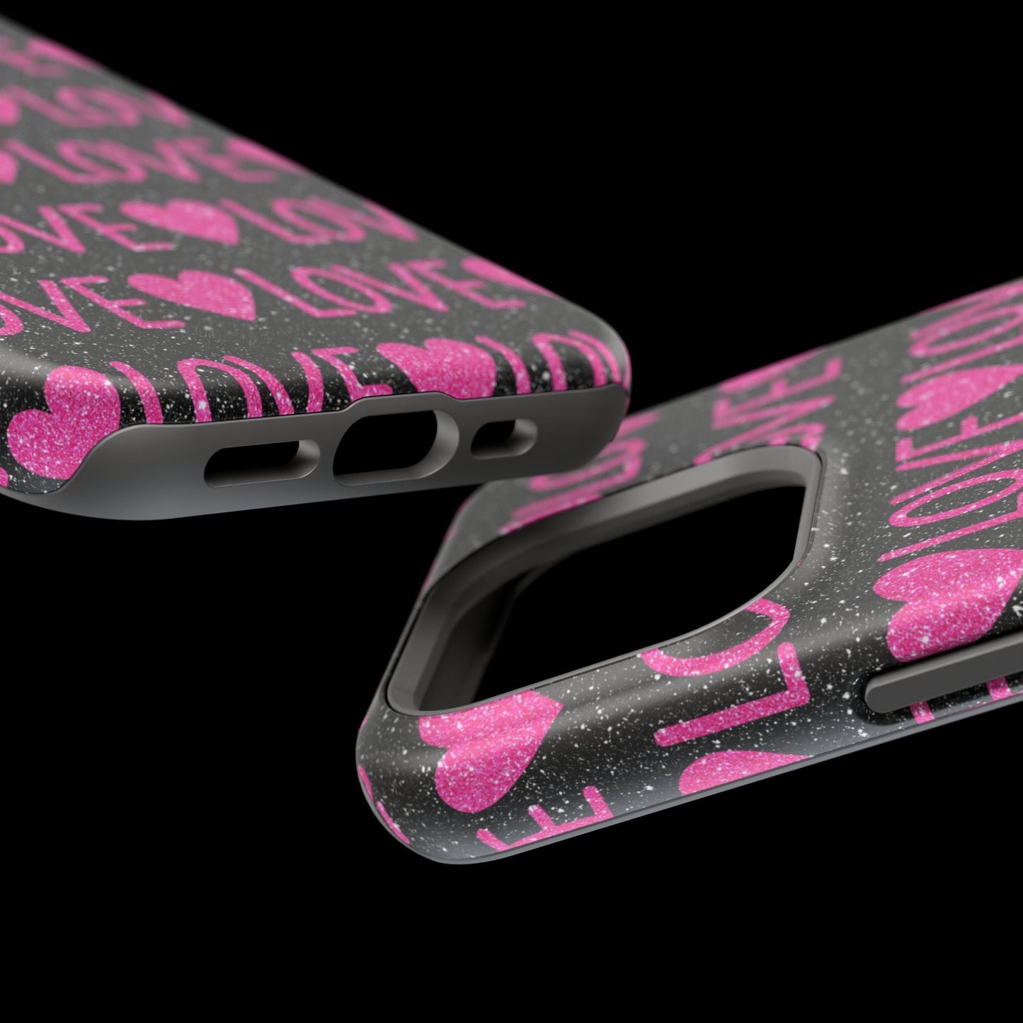 Pink Glitter Love MagSafe Case - BOGO Cases