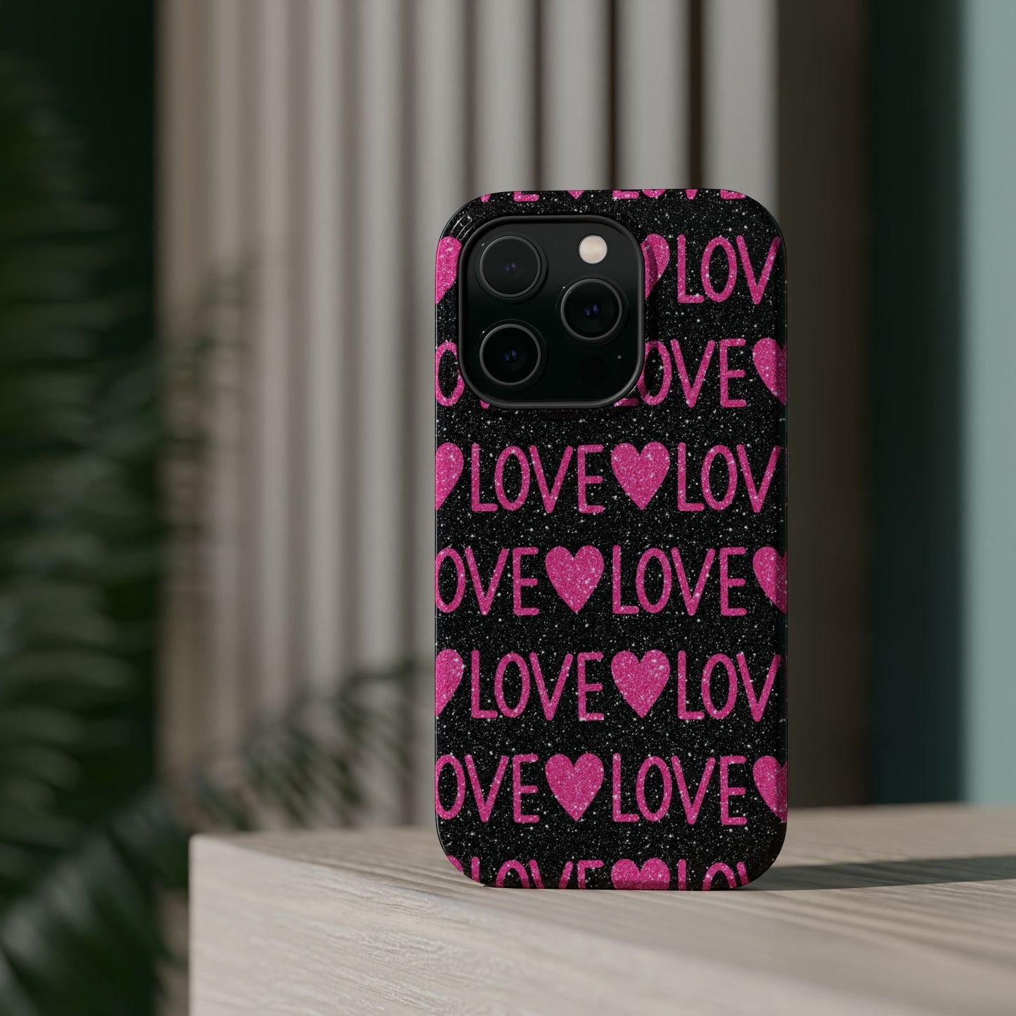 Pink Glitter Love MagSafe Case - BOGO Cases