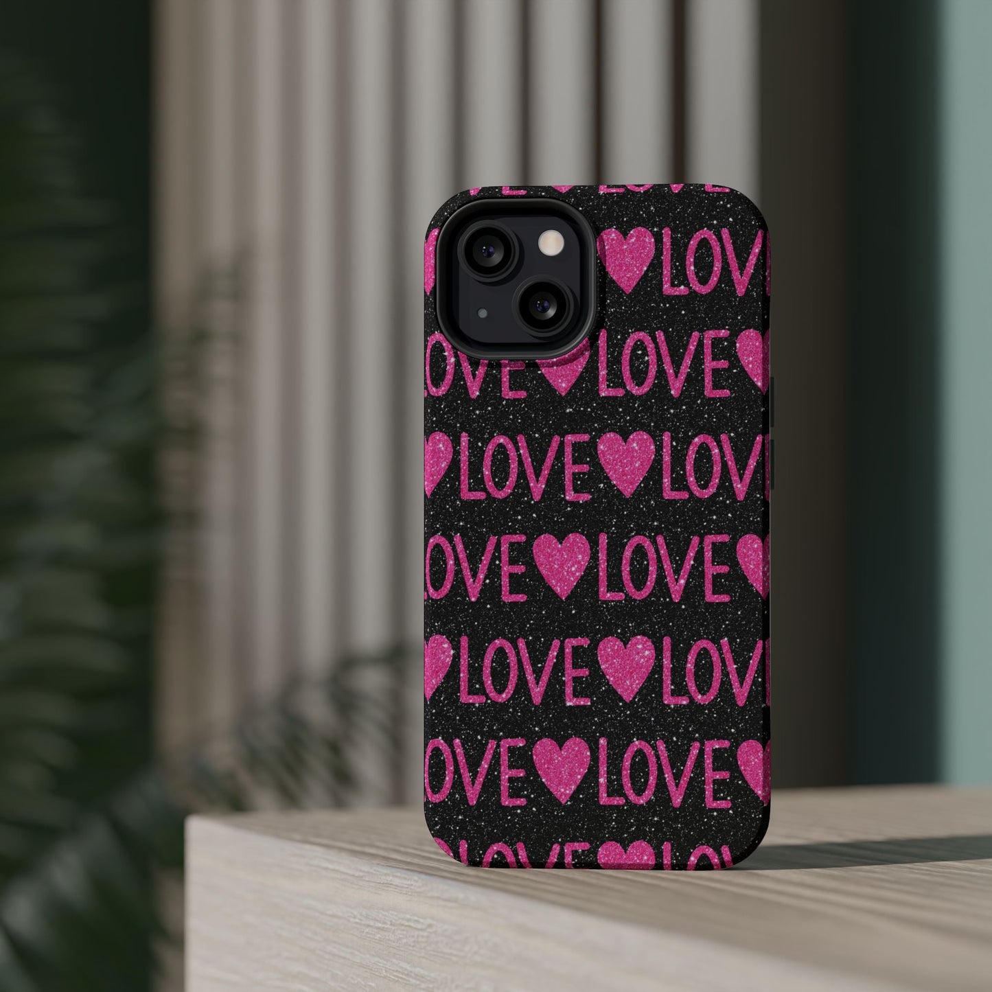 Pink Glitter Love MagSafe Case - BOGO Cases