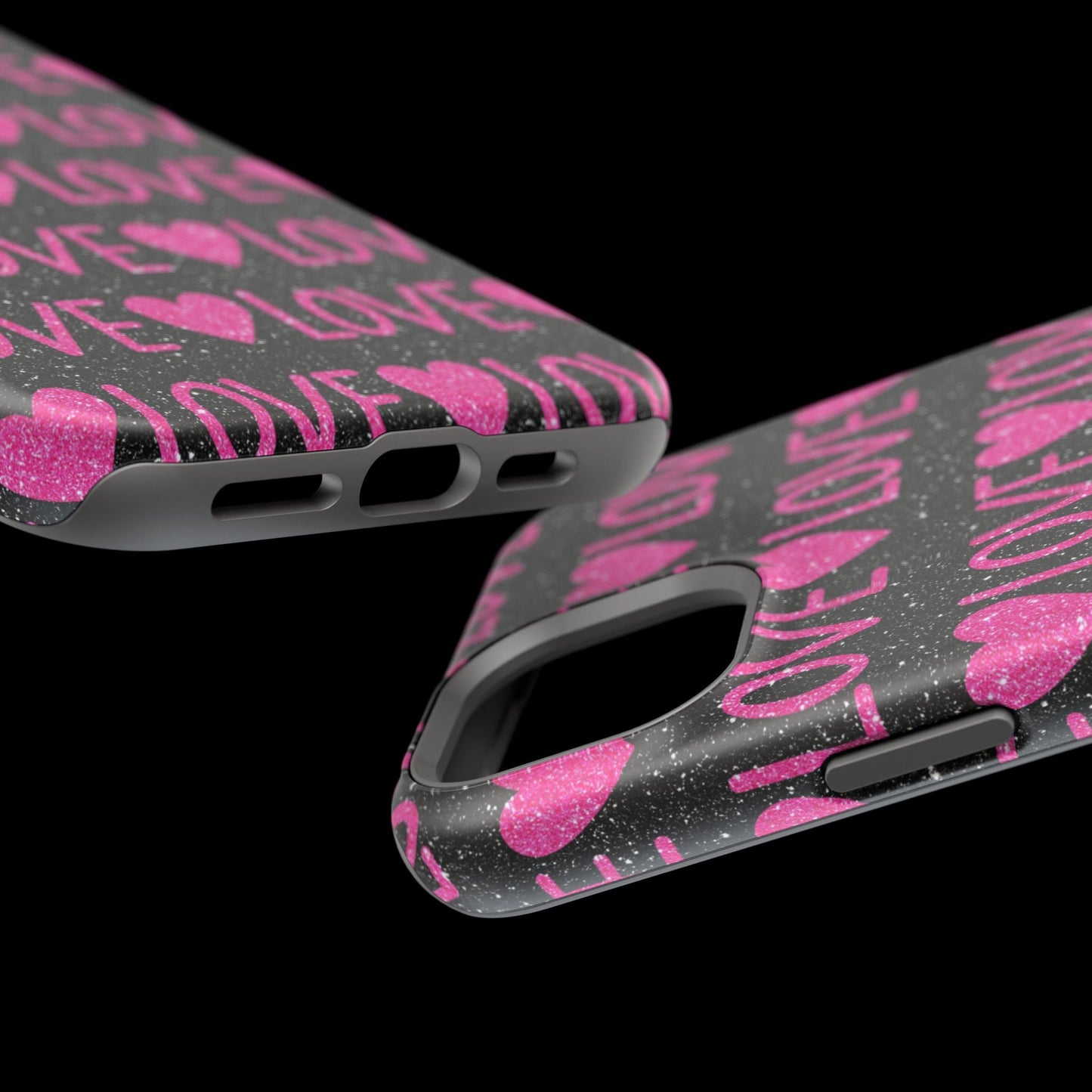 Pink Glitter Love MagSafe Case - BOGO Cases