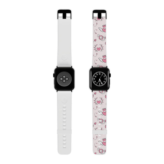 Pink Love Icons Apple Watch Band - BOGO Cases