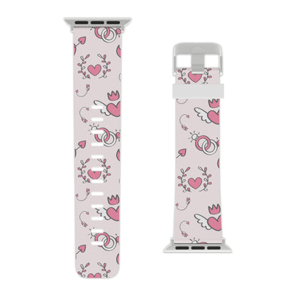 Pink Love Icons Apple Watch Band - BOGO Cases
