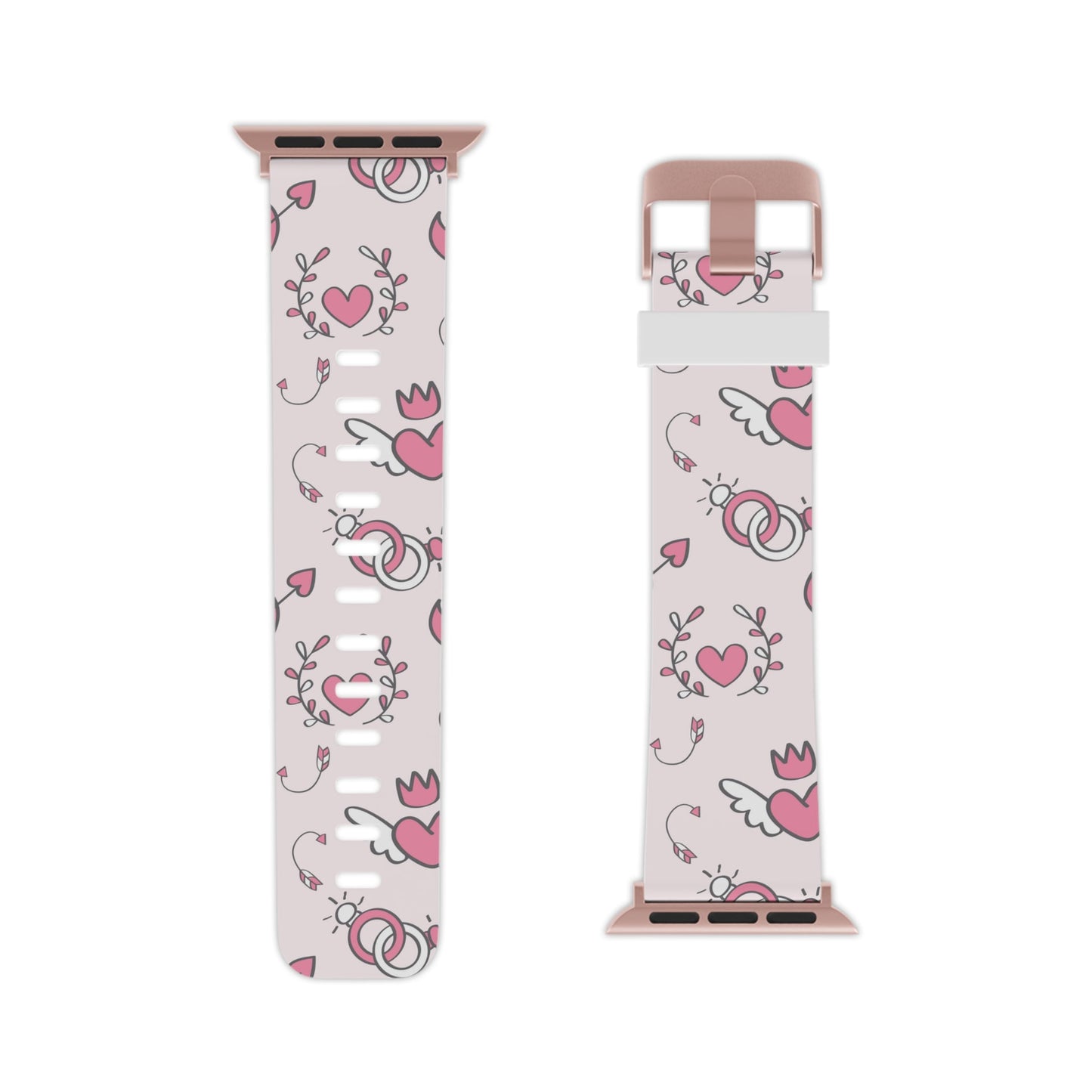 Pink Love Icons Apple Watch Band - BOGO Cases