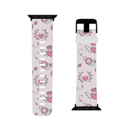 Pink Love Icons Apple Watch Band - BOGO Cases