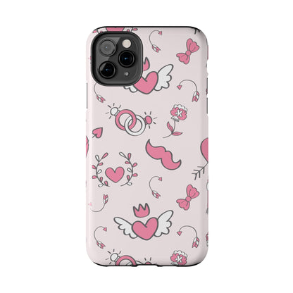 Pink Love Icons iPhone Case - BOGO Cases