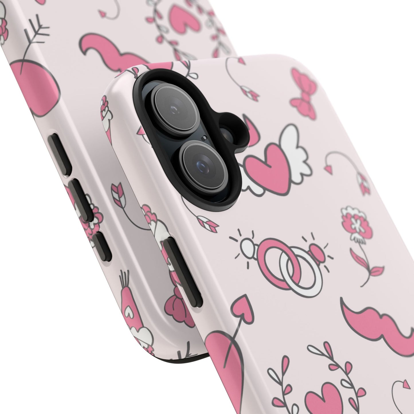 Pink Love Icons iPhone Case - BOGO Cases
