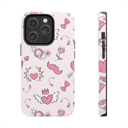 Pink Love Icons iPhone Case - BOGO Cases