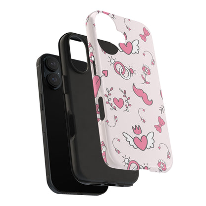 Pink Love Icons iPhone Case - BOGO Cases
