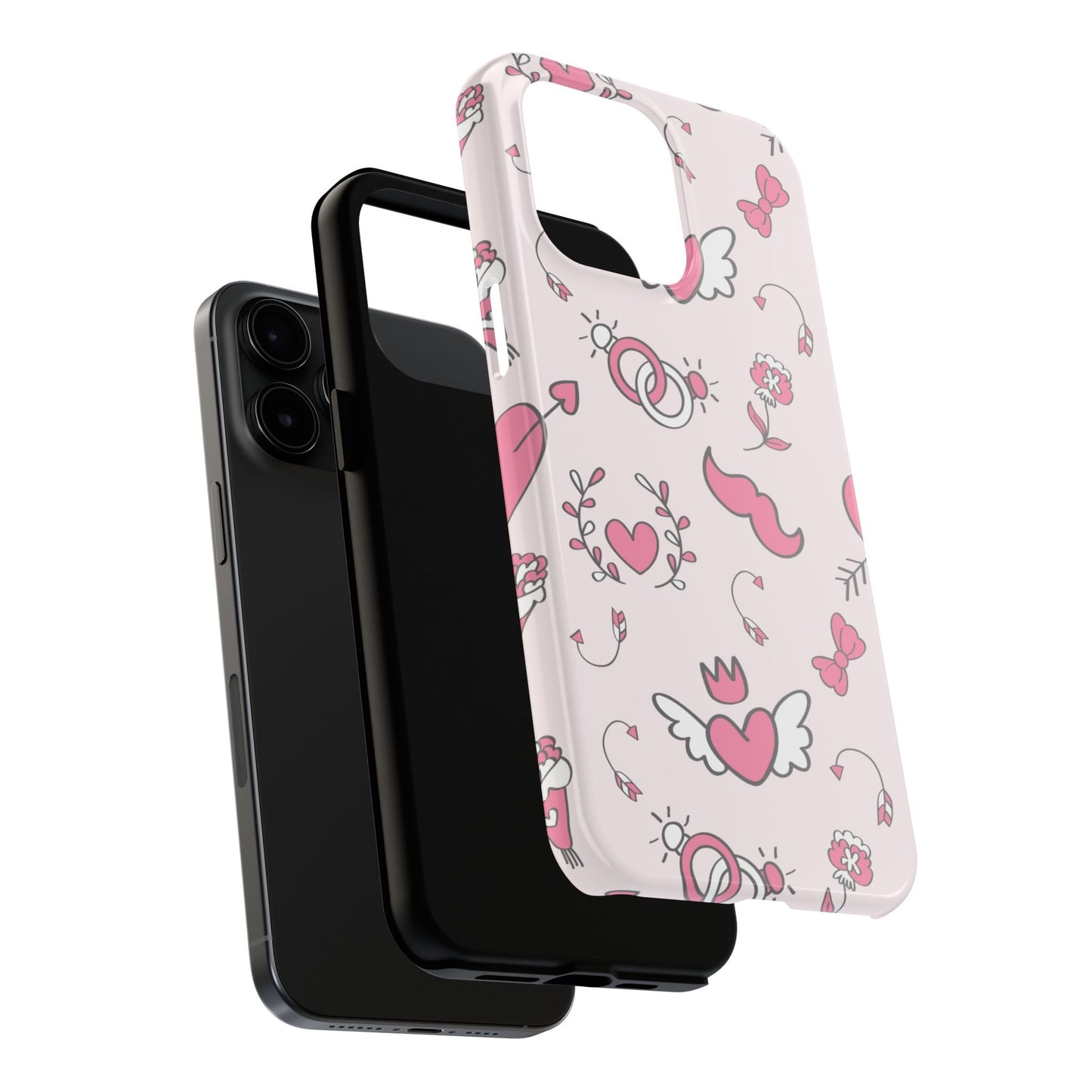 Pink Love Icons iPhone Case - BOGO Cases