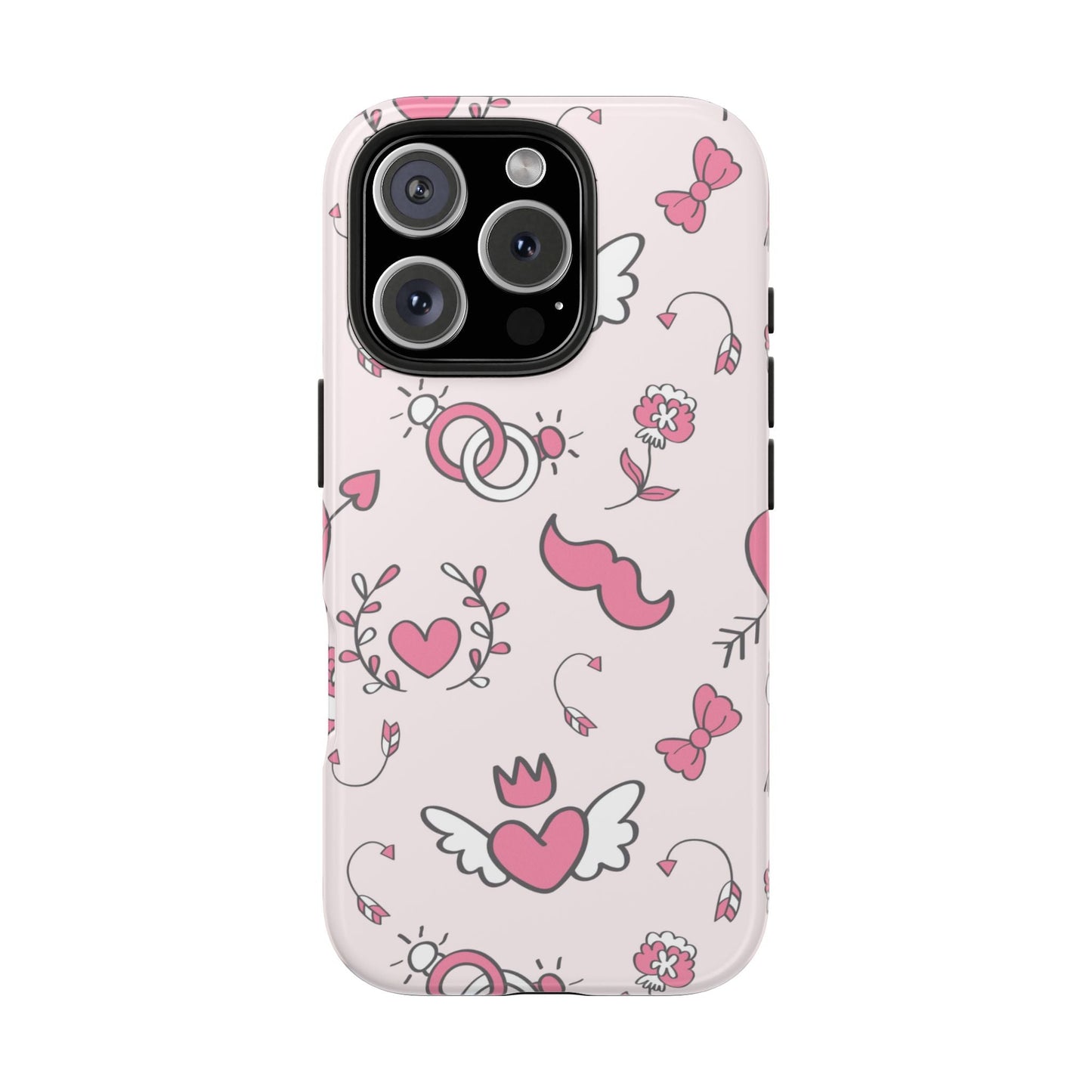 Pink Love Icons iPhone Case - BOGO Cases