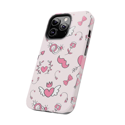 Pink Love Icons iPhone Case - BOGO Cases