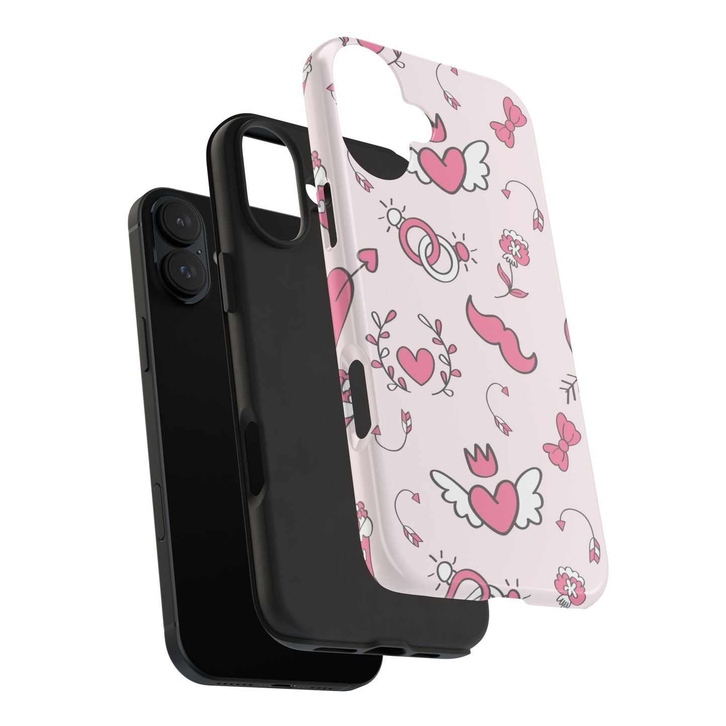 Pink Love Icons iPhone Case - BOGO Cases