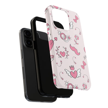 Pink Love Icons iPhone Case - BOGO Cases