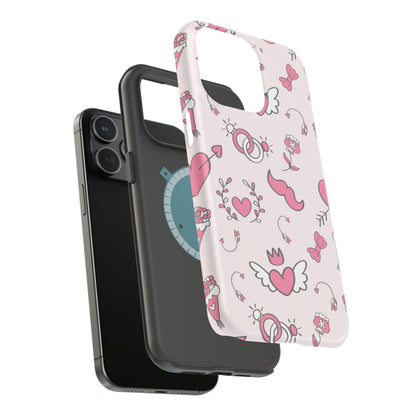 Pink Love Icons MagSafe Case - BOGO Cases