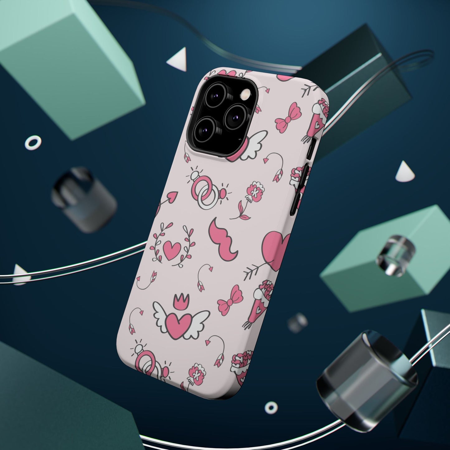 Pink Love Icons MagSafe Case - BOGO Cases