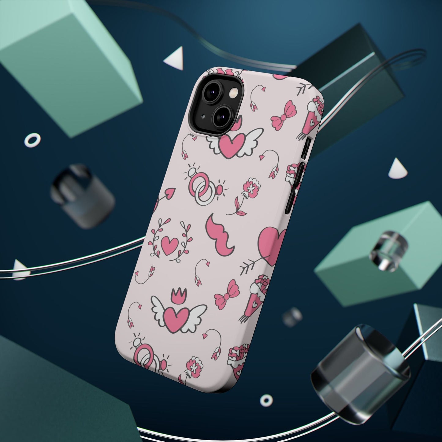 Pink Love Icons MagSafe Case - BOGO Cases