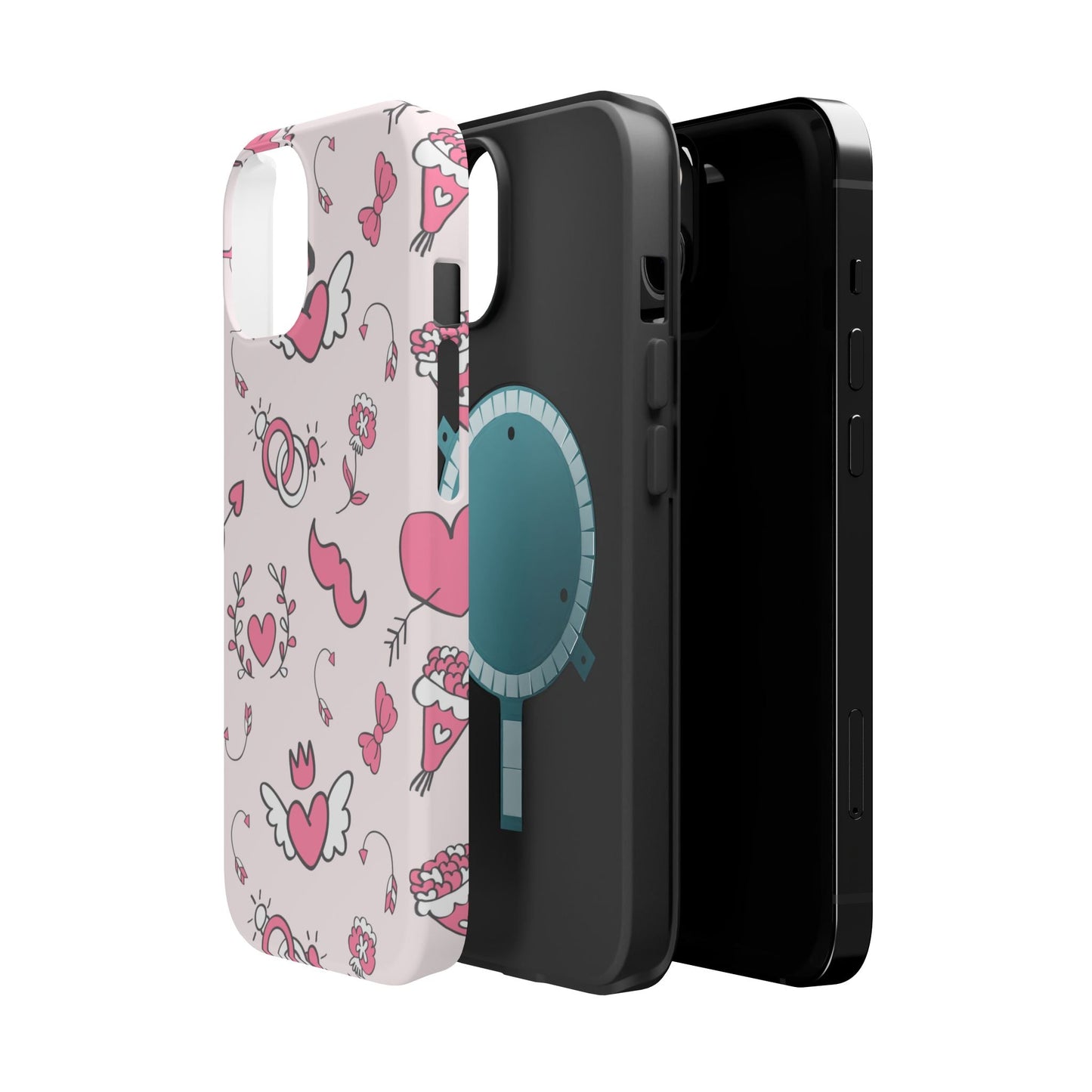 Pink Love Icons MagSafe Case - BOGO Cases