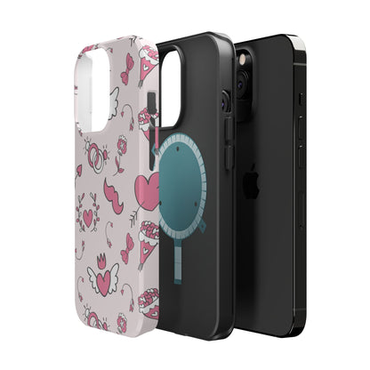 Pink Love Icons MagSafe Case - BOGO Cases